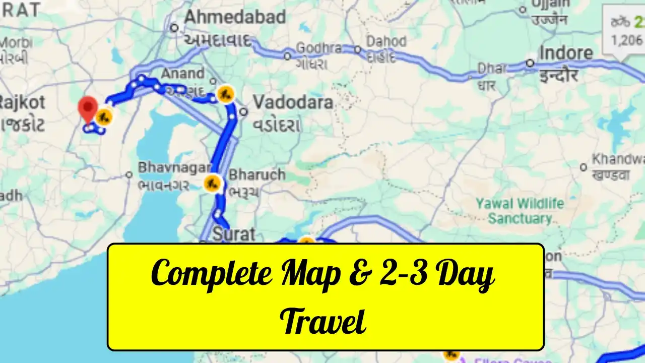 Complete Map & 2–3 Day Travel